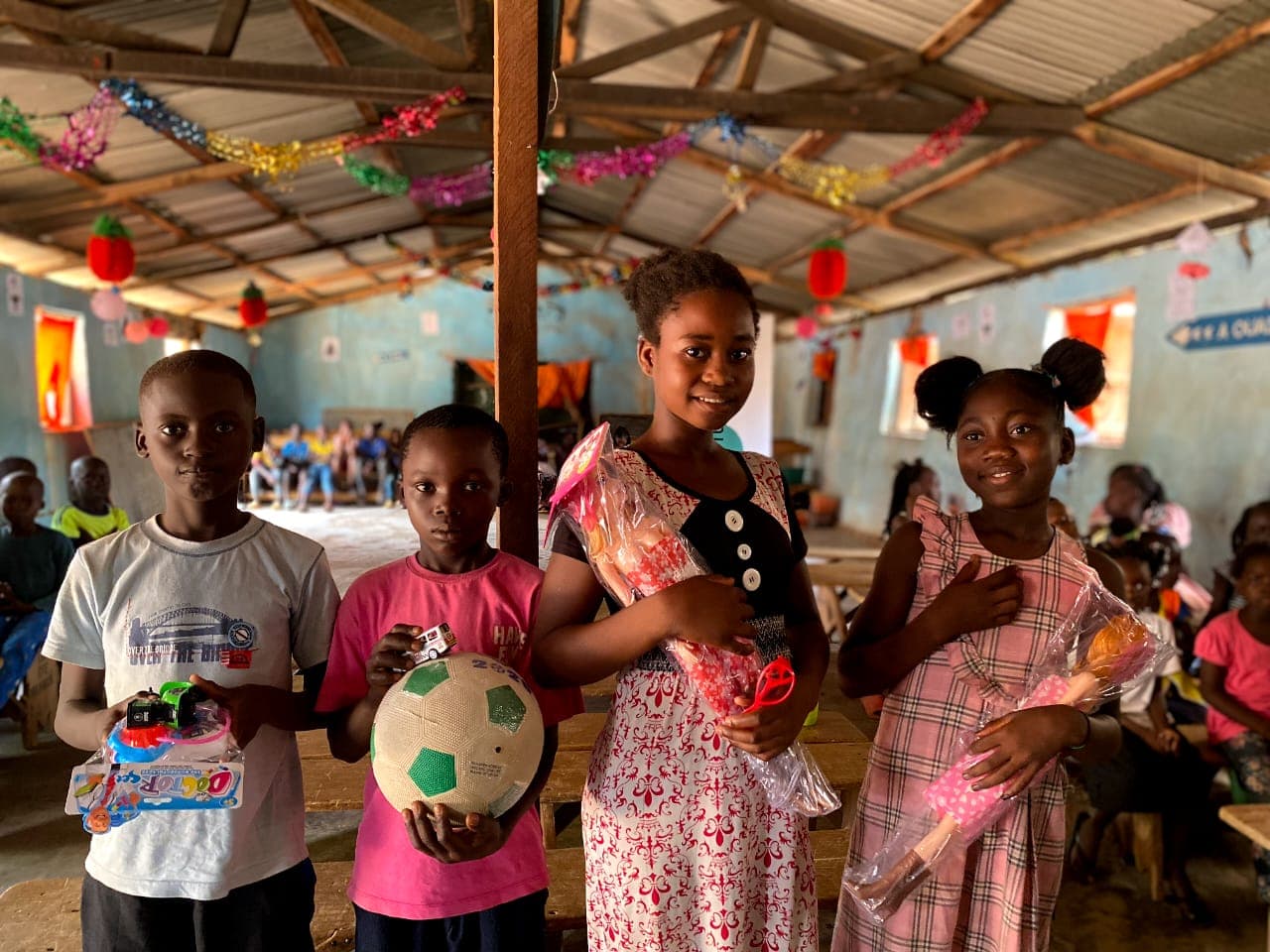 Enfants bénéficiaires des programmes HCW en République Centrafricaine